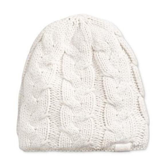 The North Face Women's White Cable Minna Beanie Size One Size - Picture 1 of 8